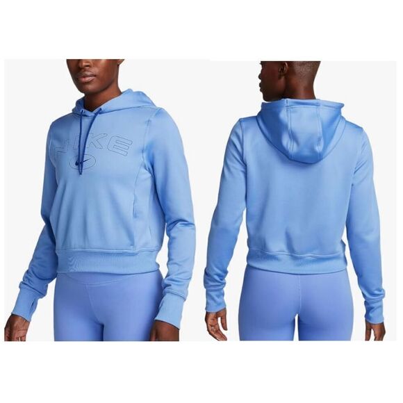 Nike Women's One Therma-FIT Pullover Graphic Hoodie - Picture 1 of 7